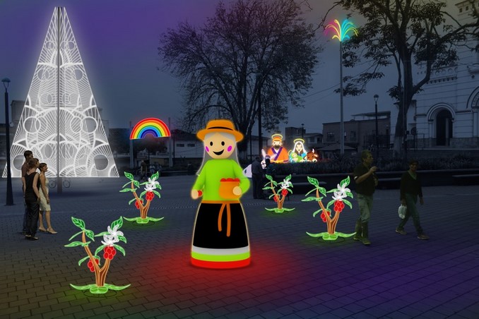 Así lucirán los Alumbrados Navideños este año en las regiones de Antioquia