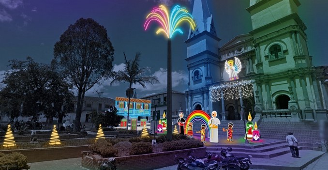 Así lucirán los Alumbrados Navideños este año en las regiones de Antioquia