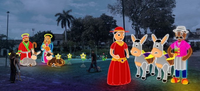 Así lucirán los Alumbrados Navideños este año en las regiones de Antioquia