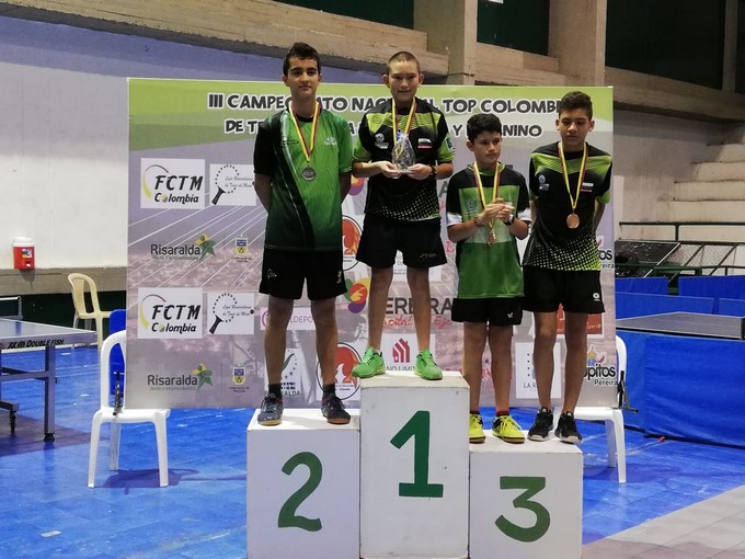 FOTOS: Tenis de Mesa paisa se proclamó ganador en los nacionales 2018. 3 Tenis de Mesa paisa 3