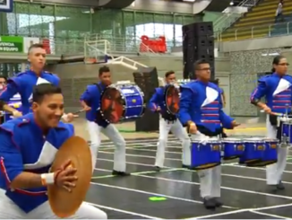 Bandas de marcha musical le dan la bienvenida a la Navidad en Medellín 1 banda musical