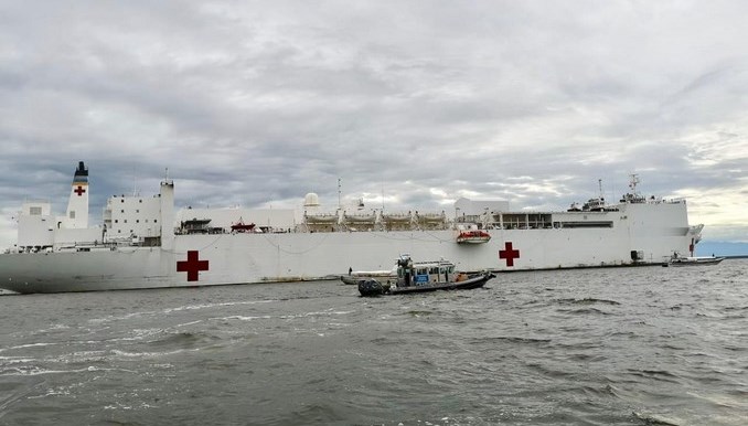 El buque hospital USNS Comfort está de visita en el Urabá antioqueño