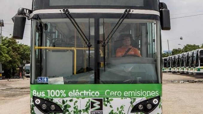 Buses eléctricos Medellín