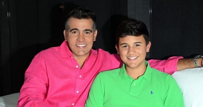 Carlos Calero y su hijo/ Tomada de Instagram: @carloscalero29