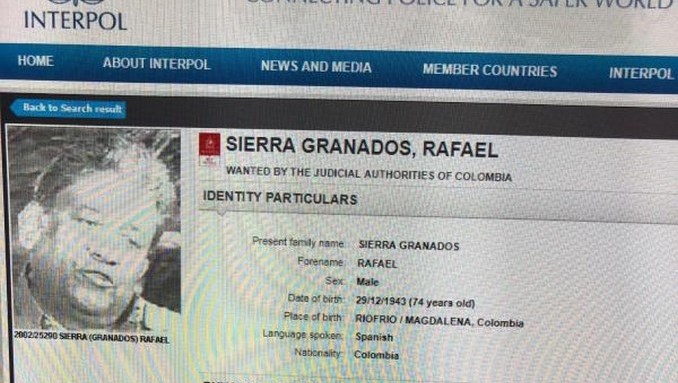 Interpol emitió circular roja contra 'Antonio García' y 'Ramiro Vargas', miembros del Comando Central del Eln