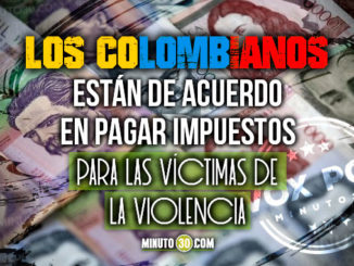 Los colombianos afirman que los impuestos deben estar destinados para las víctimas de violencia, Gallup Poll 1 colombianos