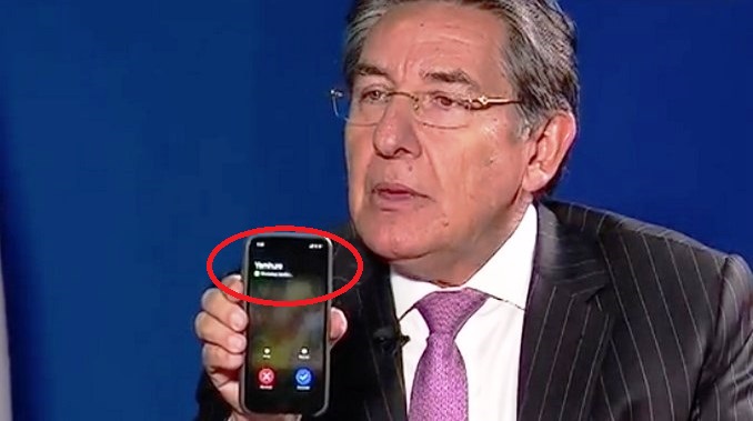 Ernesto Yamhure llamó al fiscal general en plena entrevista con Noticias Caracol