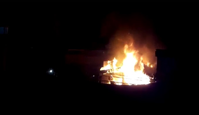 Este jueves se registró un incendio en el barrio Santa Fe, en Medellín