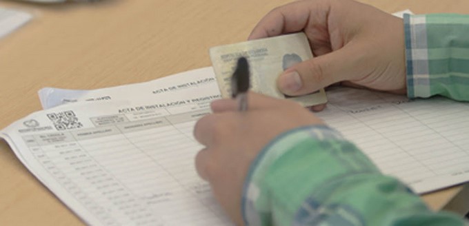 cédulas, inscripción