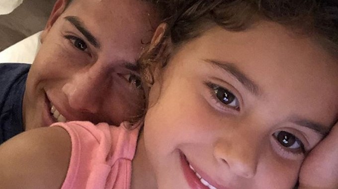 James Rodríguez y Salomé/ Tomada de Instagram: @jamesrodriguez10