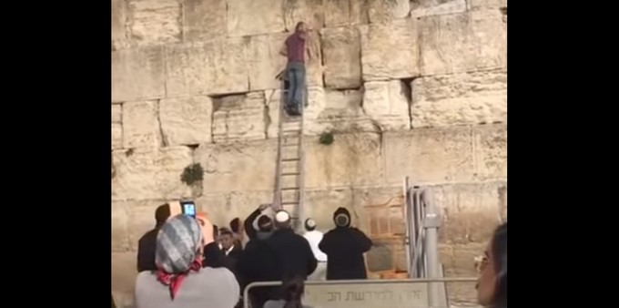 Captura tomada de Youtube: WESTERN WALL NEWS