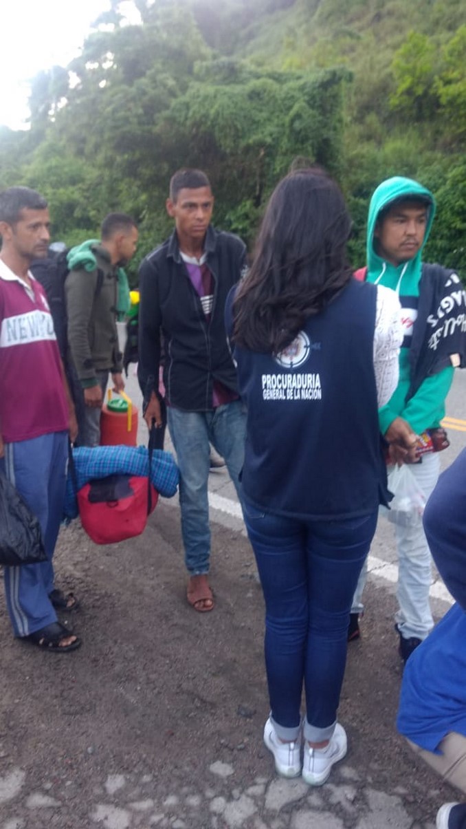 Procuraduría solicitó extender corredor humanitario para atender a migrantes venezolanos