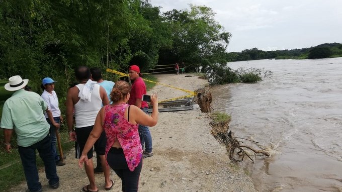 Incomunicado San Miguel de Sonsón tras embate del río La Miel