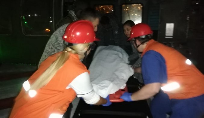 Así fue el traslado hasta Medellín de un soldado que resultó herido en un accidente de tránsito en Andes