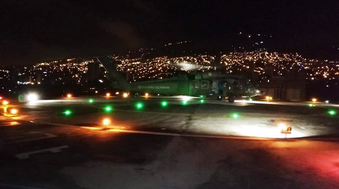 Así fue el traslado hasta Medellín de un soldado que resultó herido en un accidente de tránsito en Andes