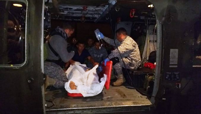Así fue el traslado hasta Medellín de un soldado que resultó herido en un accidente de tránsito en Andes