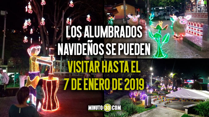 Así se ven los Alumbrados Navideños en los corregimientos de Medellín