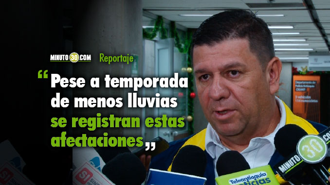¡Atención! Autoridades informan 4 afectaciones en vías de Antioquia
