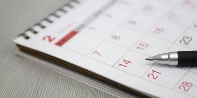 Calendario días festivos 2021