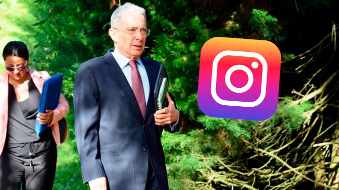 "Me veo obligado a cambiar nuevamente la clave": Álvaro Uribe denunció que le hackearon su cuenta de Instagram