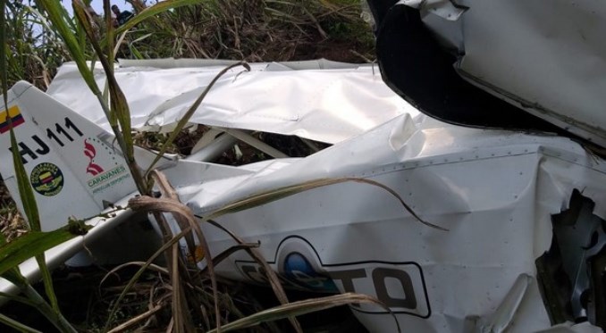 Accidente avioneta aeronave Frontino