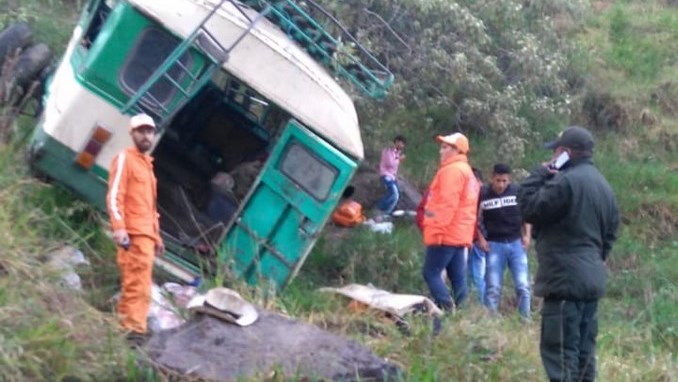 Accidente San Mateo, Boyacá
