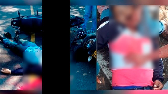 Accidente motociclistas Pailitas Cesar