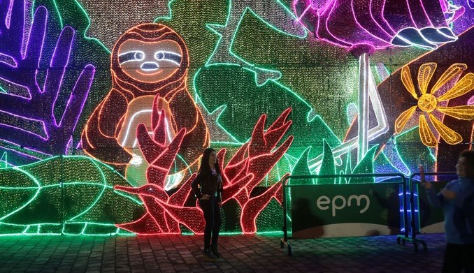 En este puente festivo la recomendación es visitar los Alumbrados Navideños de Medellín