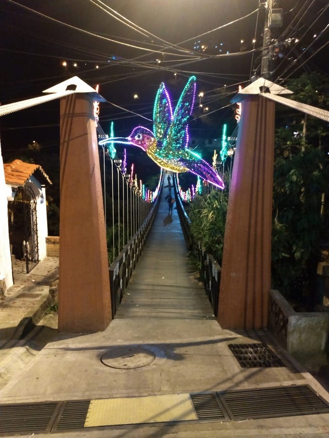 Así se ven los Alumbrados Navideños en los corregimientos de Medellín