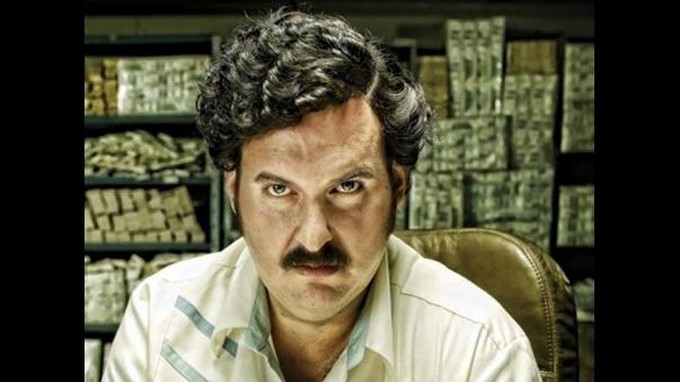 Andrés Parra como Pablo Escobar en 'El patrón del mal"