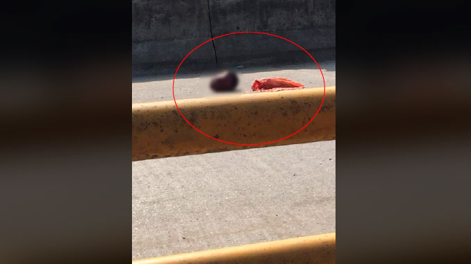 Sigue la ola de violencia en el Bajo Cauca. Una cabeza fue dejada en el puente que comunica a El Bagre