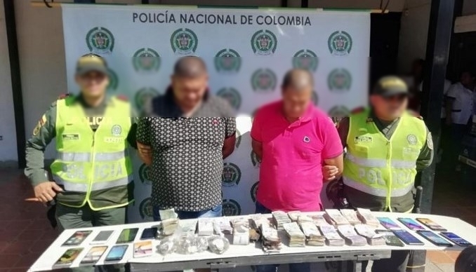 capturados robo centro comercial Santa Marta