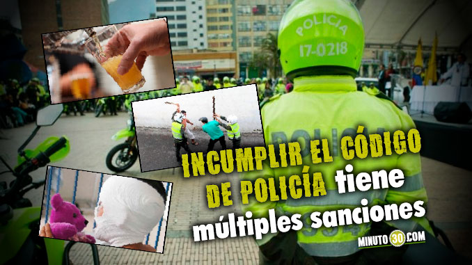 ¡Pilas! Este diciembre violar el Código Nacional de Policía tiene sus consecuencias