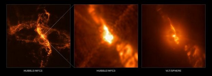 Captan el momento exacto en que una estrella es 'devorada' por otra 3 estrellas