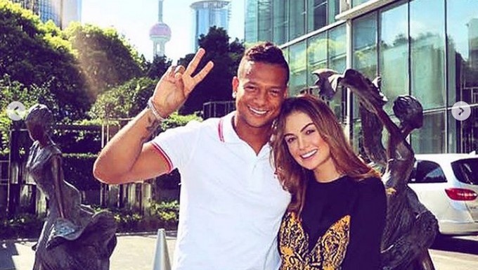 Sara Uribe y Fredy Guarín/ Tomada de Instagram: @fguarin13