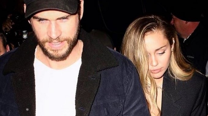 Liam Hemsworth y Miley Cyrus/ Tomada de Instagram: @mileycyrus