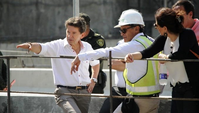 Visita gobernador de Antioquia a Hidroituango