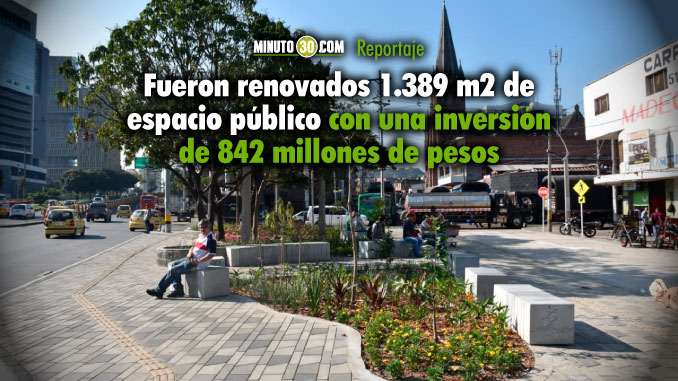 Alcaldía transformó la plazoleta ‘Las Palmas” en el Centro de Medellín