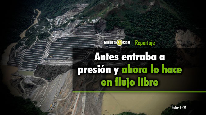 Entrada de agua por casa de máquinas modificó el riesgo en Hidroituango