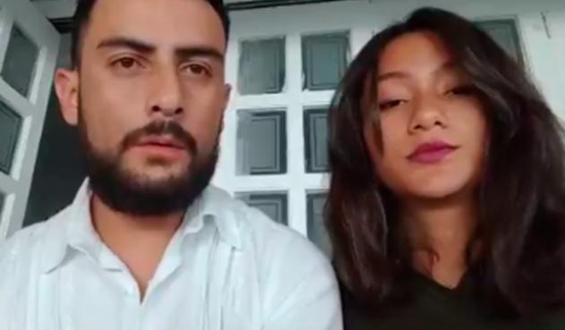 Gustavo Rugeles y Marcela González