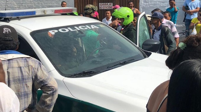 Policia baleado Cauca