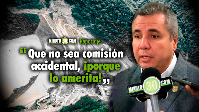 Proponen comisión especial en la Asamblea por Hidroituango
