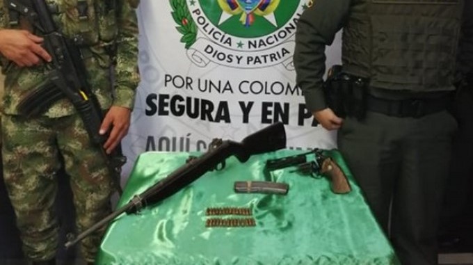 En San Javier las autoridades incautaron dos armas de fuego