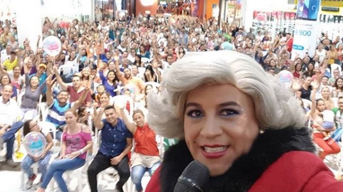 César Corredor como 'Barbarita'/ Tomada de Instagram: @cesar_corredor1