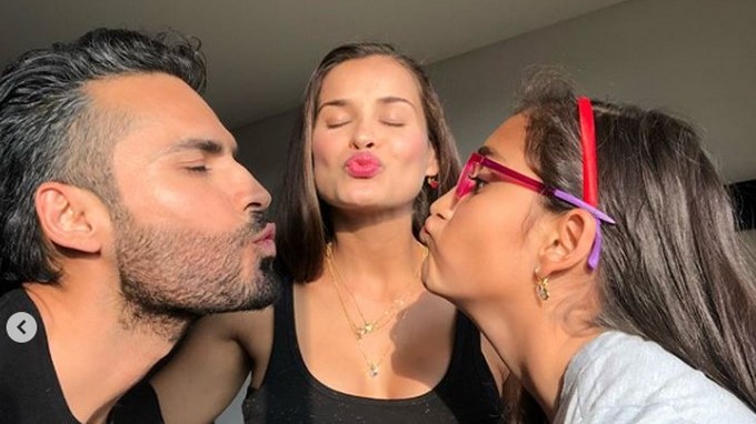 Fabián Ríos y Yuly Ferreira y su hija/ Tomada de Instagram: @fabianrioss