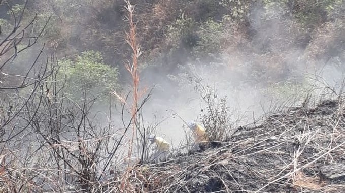 FOTOS: Incendio afecta gran parte de reserva natural en Santa Fe de Antioquia