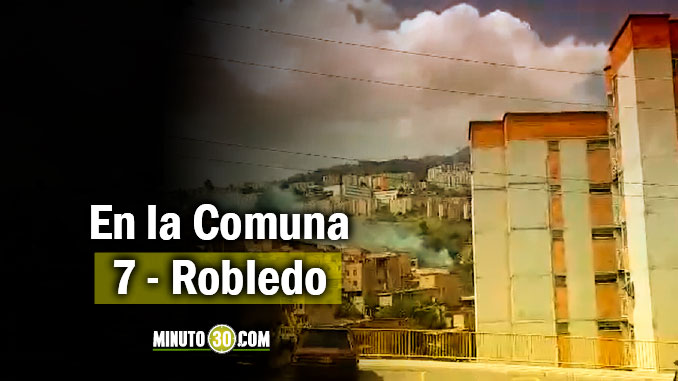 Reportan incendio en el sector de Vallejuelos, noroccidente de Medellín