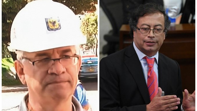 Juan Carlos Montes y Gustavo Petro.