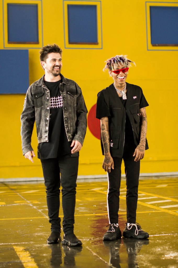 Juanes y Lalo Ebratt/ Cortesía Universal Music