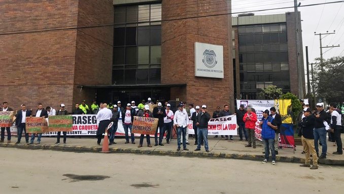 La CUT manifestó su apoyo a la protesta del Sindicato Nacional de Profesionales de la Seguridad
